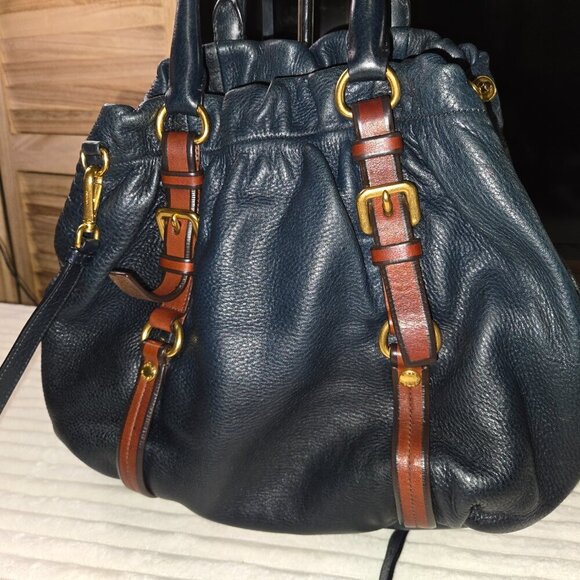 Prada Milano Cervo Antik Tote Crossbody/Shoulder Bag - Picture 5 of 13